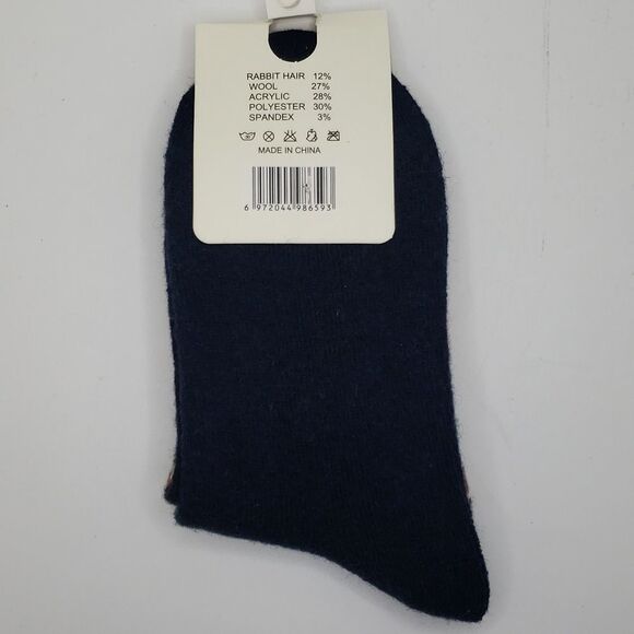 Rabbit hair wool blend capri socks - Picture 3 of 3